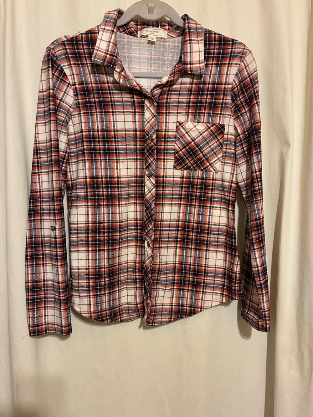 No Comment NY•LA Button Down Flannel